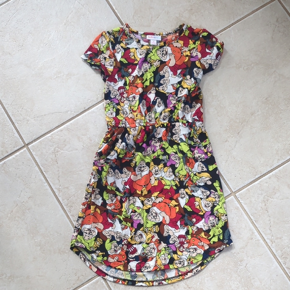 Lularoe Seven Dwarfs Snow White Disney Trip Dress